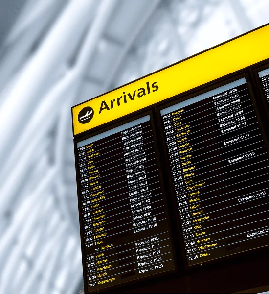 Airport scene